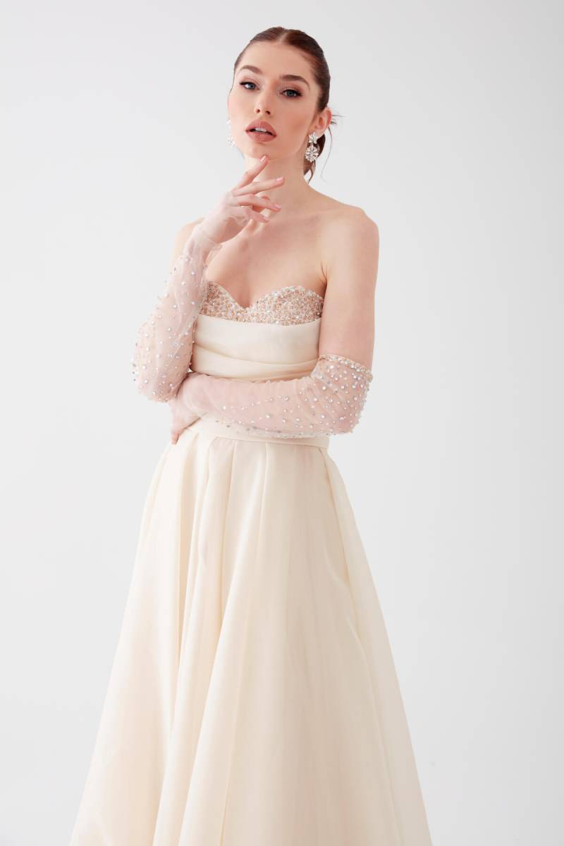 Champagne strapless - 3