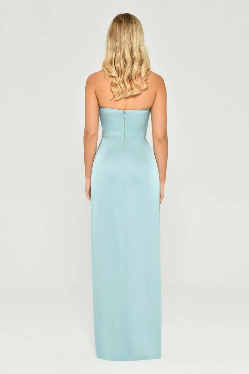 MINT SOCIAL YOK DRAPELİ SMED SATIN DRESS 04 - 3